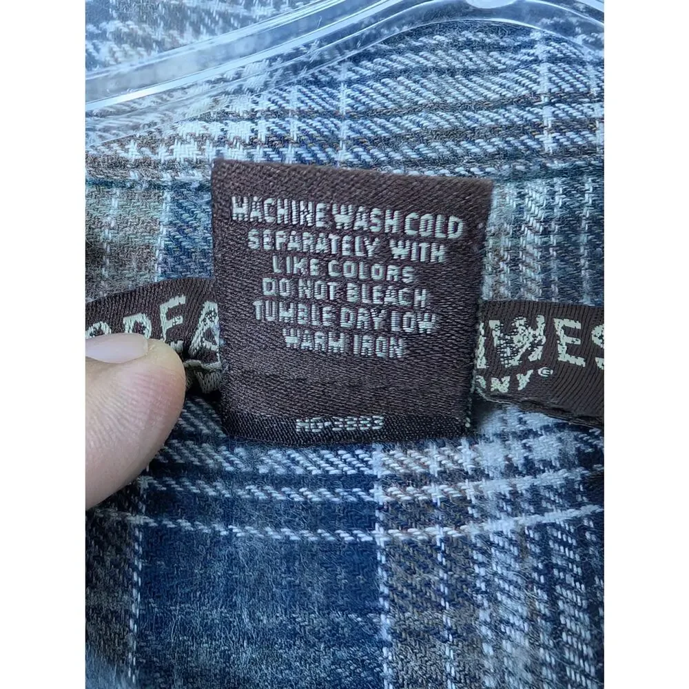 Great‎ Northwest Clothing Company Plaid Flannel Mens XXL Long Sleeve Button Down